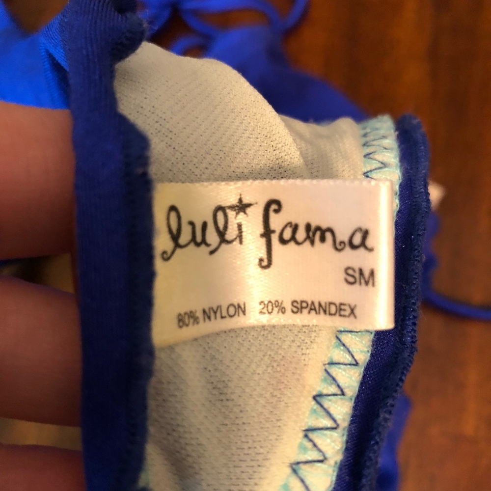 Everything But Water Luli Fama Small Blue Bikini - Picture 5 of 6